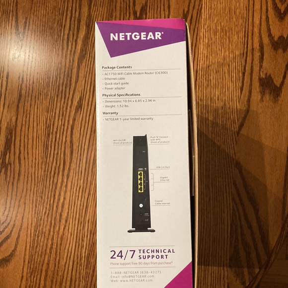 Net gear AC1750 WiFi Cable Modem Router - Picture 3 of 7